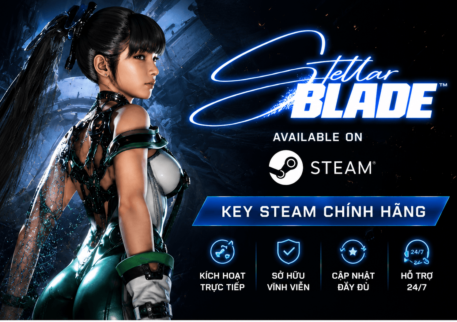 Key Stellar Blade – Active Steam Chính Hãng