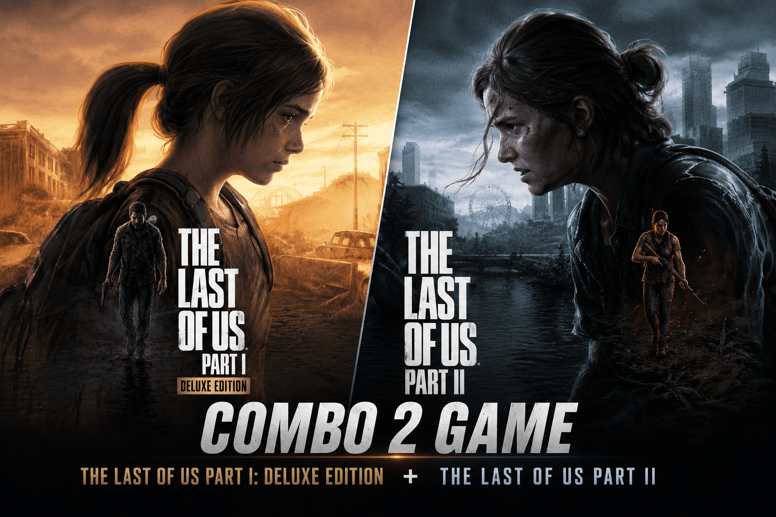Combo 2 Game The Last of Us Part I: Deluxe Edition + The Last of Us Part II | Steam Cá Nhân